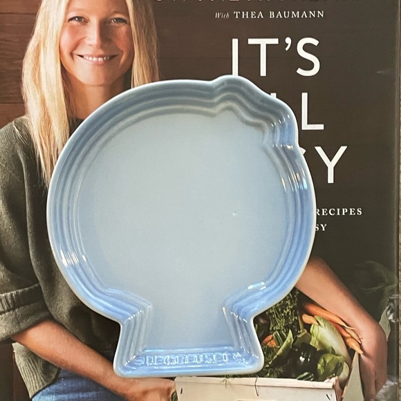 NEW LE CREUSET SANRIO LITTLE TWIN STARS BLUE DISH PLATE POCKET CHANGE CHIP CANDY - Picture 2 of 12